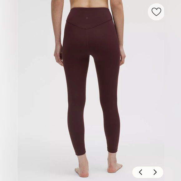 NWT Lululemon Wunder Under SmoothCover High-Rise Tight 25" in Goodnight Plum - Picture 4 of 9